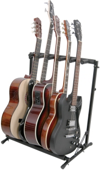 Af en toe Effectiviteit Detecteerbaar rack voor maximaal 5 gitaren of basgitaren | 180.167UK