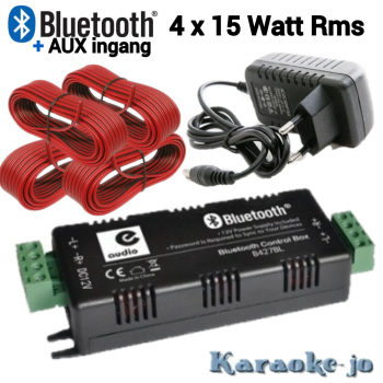 matras religie Sympton Bluetooth 4.0 versterker met Aux 4 x 15 Watt RMS B428BLKJ
